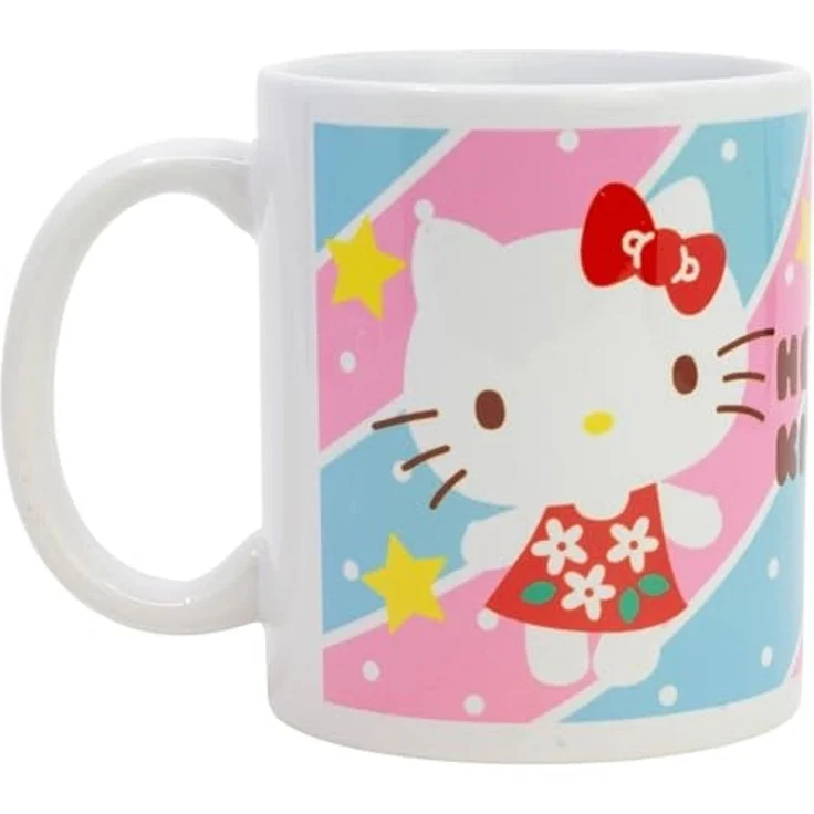 Hello Kitty Tasse 325ml Poema Design – Keramikbecher im Geschenkset für Mädchen – Bild 3