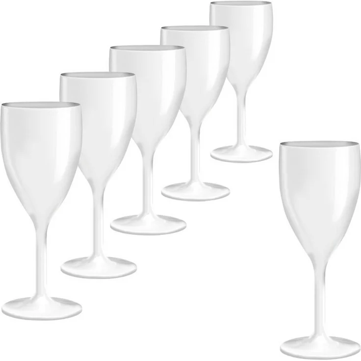 Doimoflair Weinglas DoimoFlair Weinglas aus Kunststoff Weinbecher Plastik 34 cl. – Bild 2