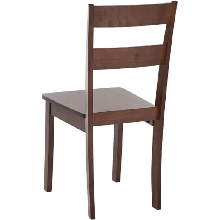 Esszimmerstuhl 2er Set GEORGIA Holz Dunkelbraun – Bild 6