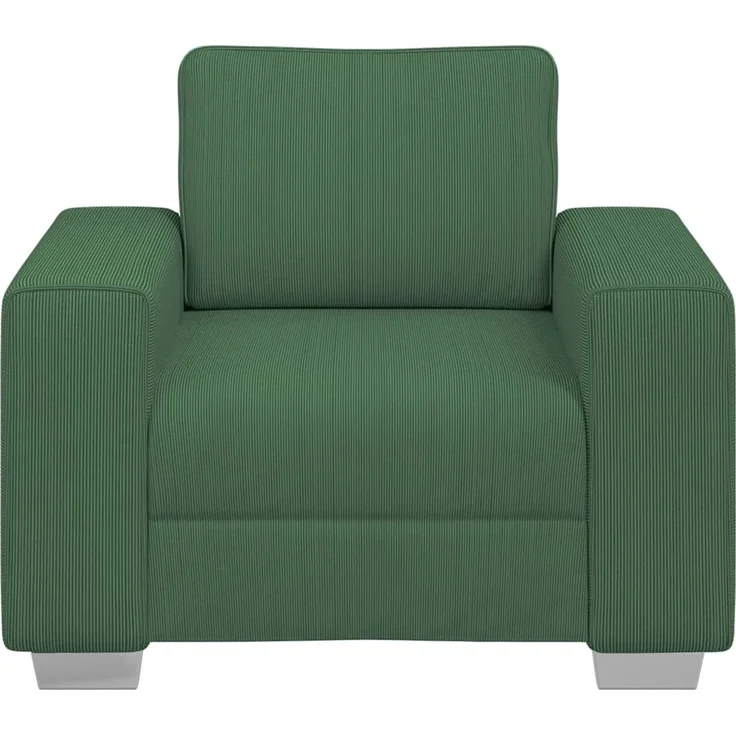 vidaXL Sessel Dunkelgrün 100x77x82 cm Cordstoff 4105190 – Bild 3