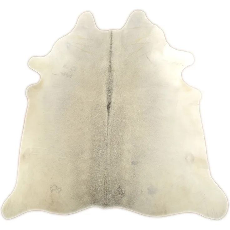 KUHFELL online & NOMAD Fellteppich KUHFELL STIERFELL RINDER FELL TEPPICH GRAU BEIGE NATUR 200 x 220 cm XL
