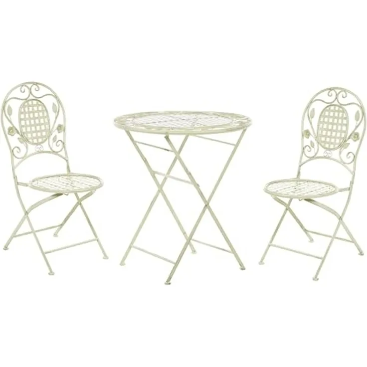 Bistro Set BIVIO Metall Hellgrün