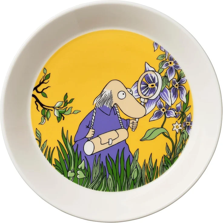 Arabia Moomin Teller 19cm Hemulen yellow – Bild 1