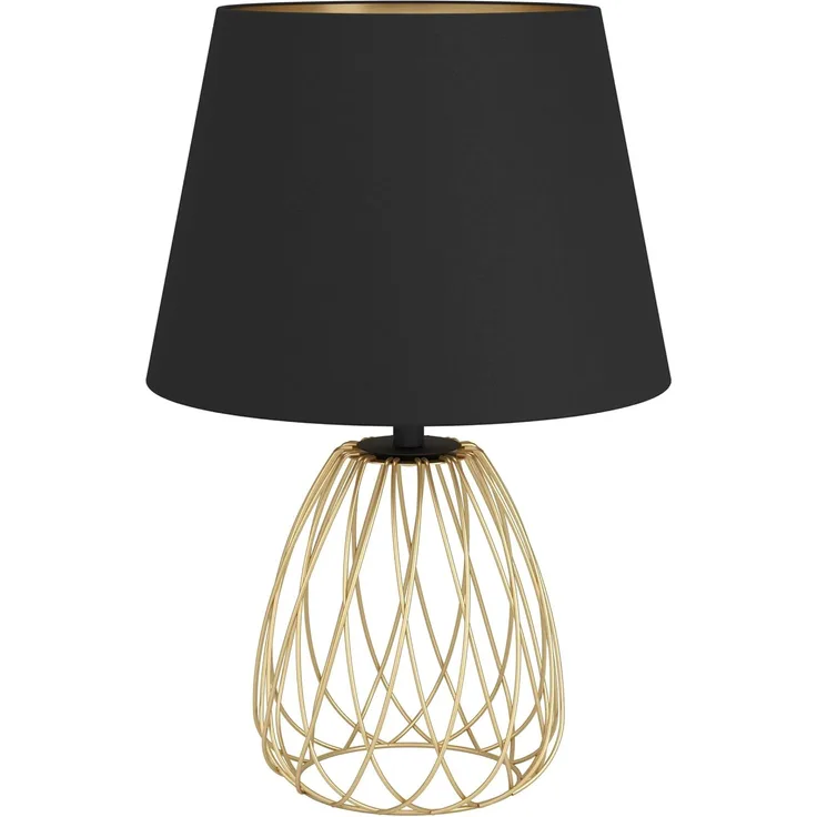 EGLO Tischleuchte JAZMINIA DH 30x45.50 cm schwarz Tischlampe Klemmleuchte Schreibtischleuchte Schreibtischlampe