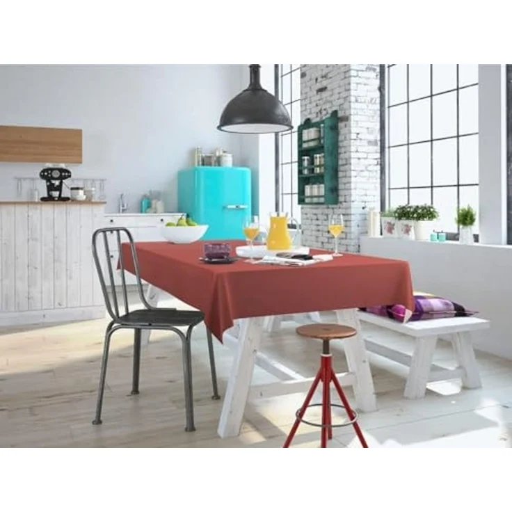 d-c-fix Tischdecke Mineral Red Ø 140 cm – Bild 2