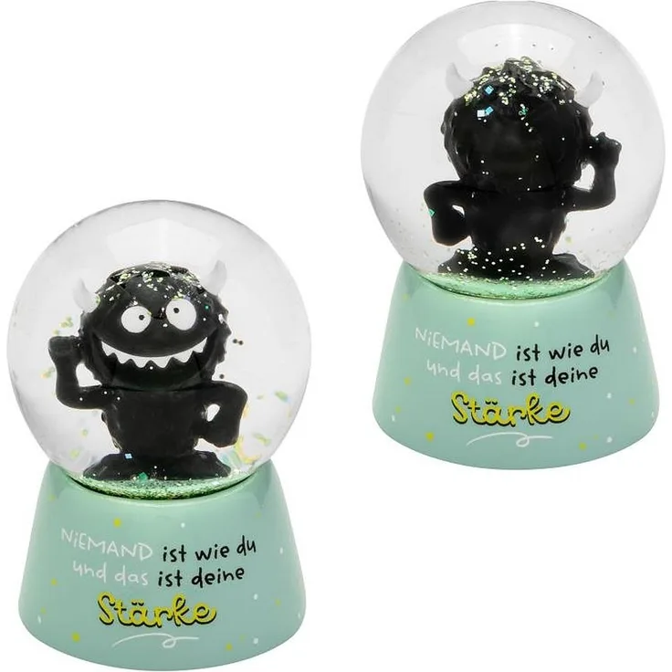 Sheepworld Traumkugel Glitzerkugel Schneekugel Geschenk MONSTER-STÄRKE 074166