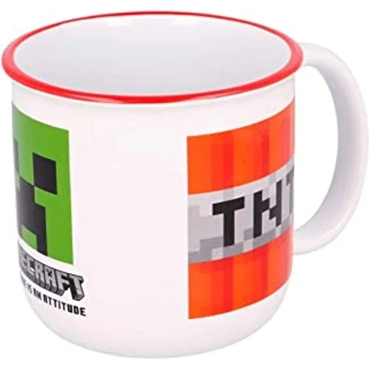 Minecraft TNT Becher Keramik Tasse Tee Kaffee Becher Pott im Geschenkkarton – Bild 4