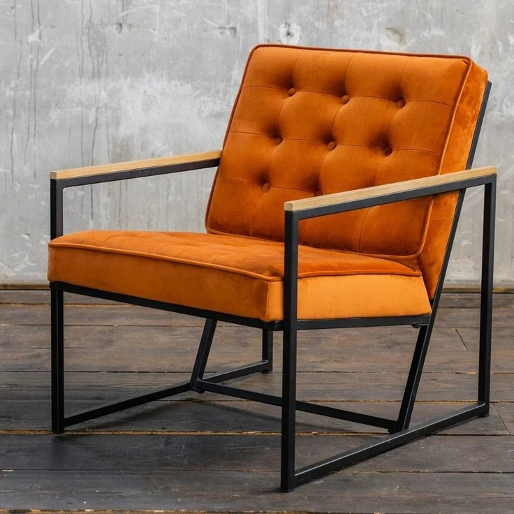 KAWOLA Sessel ARLY, Stoff Velvet verschiedene Farben – Bild 1