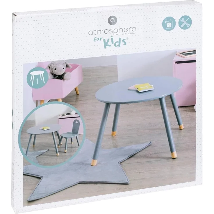 Kindertisch, rund - 43 cm, Ø 60 cm – Bild 4