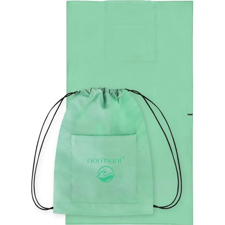 normani Badetücher Badehandtuch mit Rucksackfunktion, Polyester (1-St), Badetuch mit Rucksackfunktion