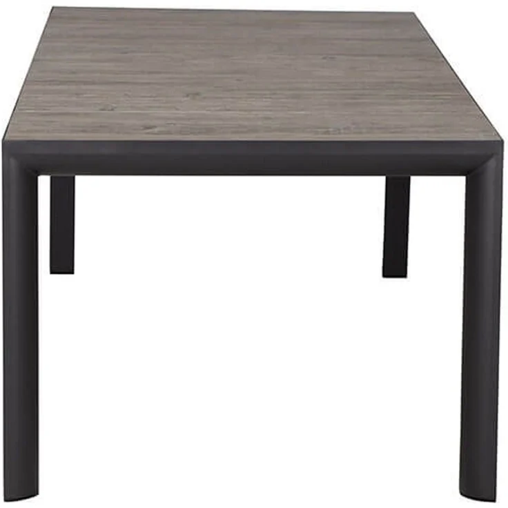 Siena Garden Silva Dining Tisch 220x100 cm ? Aluminium (matt anthrazit) & Keramikplatte (washed grey – Bild 3