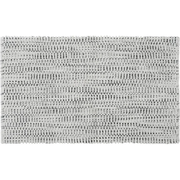 Kleine Wolke Badematte Sway, Höhe 10 mm, rutschhemmend beschichtet, fußbodenheizungsgeeignet, Baumwolle, quadratisch, Badteppich, Uni Farben mit Melange Effekt – Bild 2