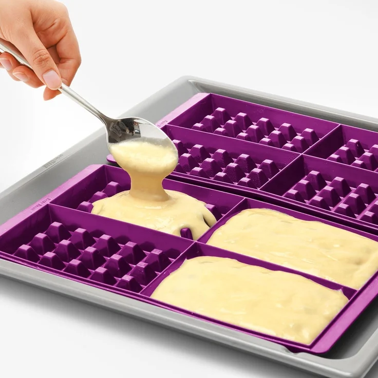 Betty Bossi Backform Waffelform (2er-Set), (2-tlg), Silikon – Bild 2