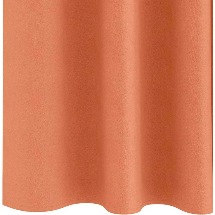 vidaXL Verdunkelungs-Vorhänge mit Ringen 2 stk. Terrakotta Polyester 4107526 – Bild 6