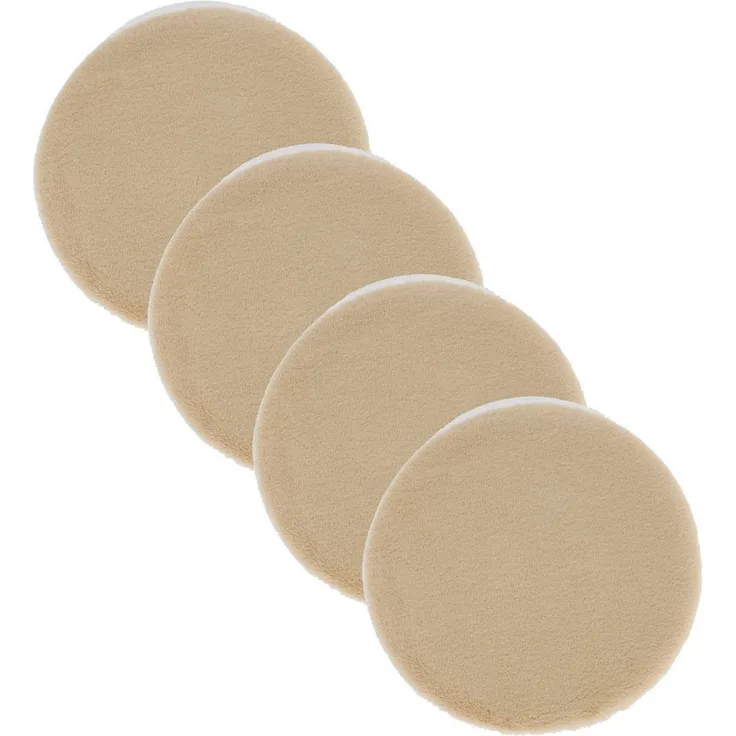 ASTRA Teppich Elda, rund, Höhe: 13 mm, runde Dekofelle im 4 er Set, kuschelweich, Wohnzimmer, Kinderzimmer