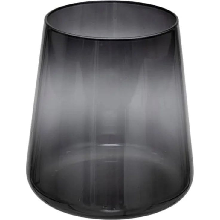 Secret de Gourmet Glas Niedrige Gläser aus schwarzem Glas DREAMS, 6er-Set, 380 ml, Glas