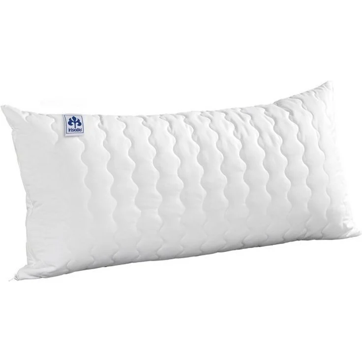 Irisette Kopfkissen Exklusiv Baumwolle Kochfest, Füllung: 100% Polyester - Hohlfaserkugeln, Bezug: weich und hautfreundlich, Seitenschläfer, Rückenschläfer, Bauchschläfer, kochwaschbar bis 95°C, produziert in Deutschland – Bild 4
