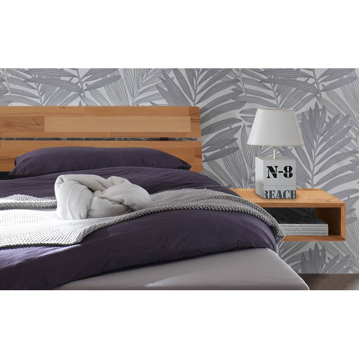 Hasena Massivholzbett Prato Kernbuche massiv geölt 200x210 cm, Fußhöhe 20 cm – Trento – Bild 3