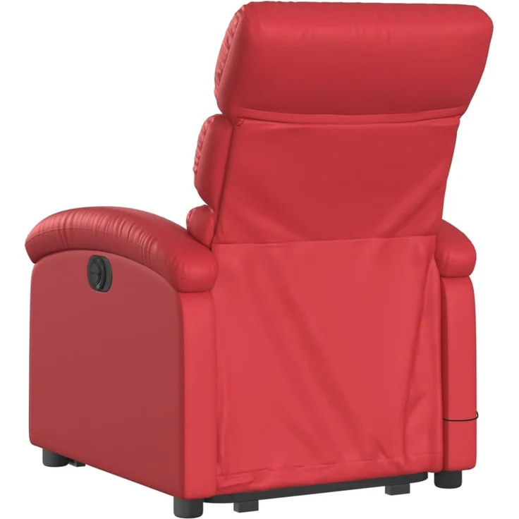 vidaXL Relaxsessel mit Aufstehhilfe Elektrisch Rot Kunstleder 3204059 – Bild 3