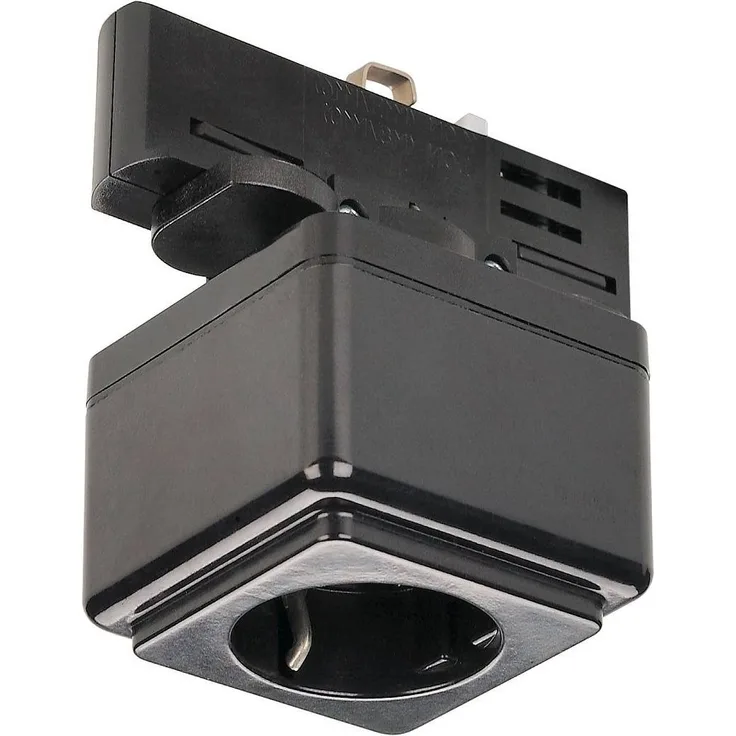 SLV No. 145700 EUTRAC Schienen Steckdose schwarz