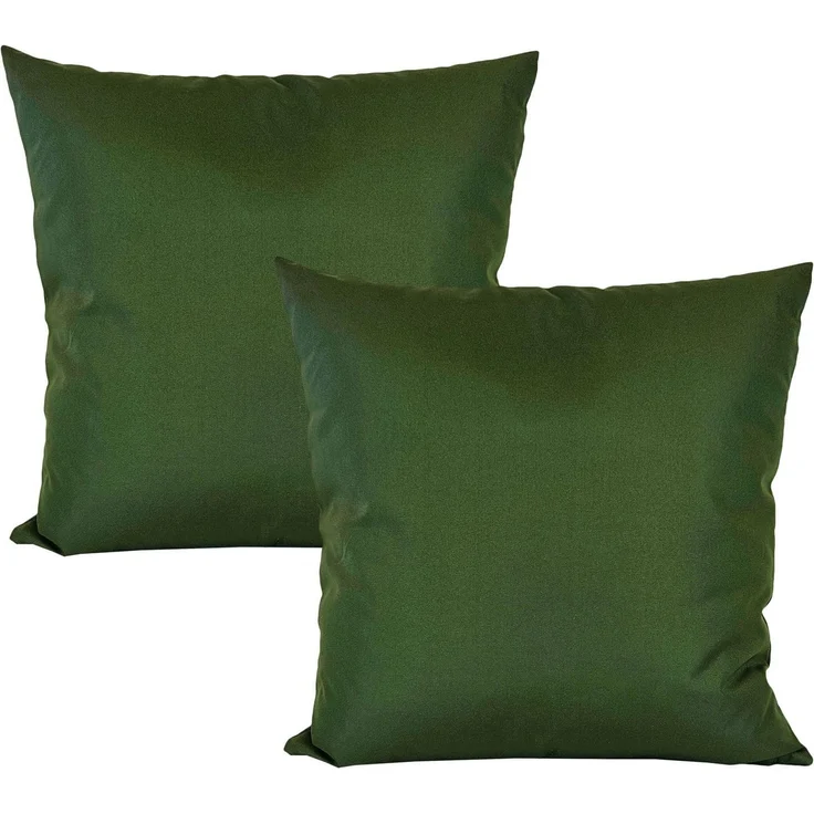 JACK Kissenbezüge 2er Set 50x50cm Outdoor Wasserfest, (2 Stück), 2x Kissenhülle, strapazierfähig, wasserabweisend, Innen & Außen – Bild 1