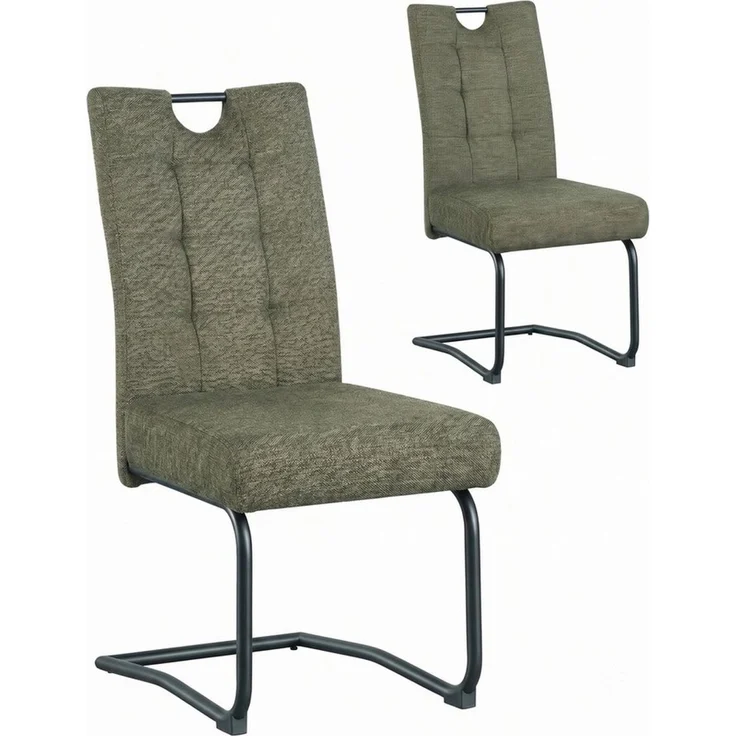 B&D home Freischwinger SOFIA (Set, 2 St), mit Taschenfederkern-Sitz und Griff, 140kg belastbar – Bild 1
