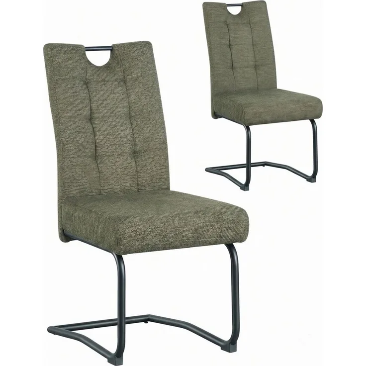 B&D home Freischwinger SOFIA (Set, 2 St), mit Taschenfederkern-Sitz und Griff, 140kg belastbar