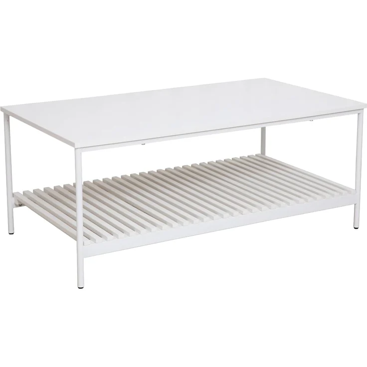 SVITA Couchtisch AMAL, Metalltisch, Industrial Design, minimalistisch, Weiß