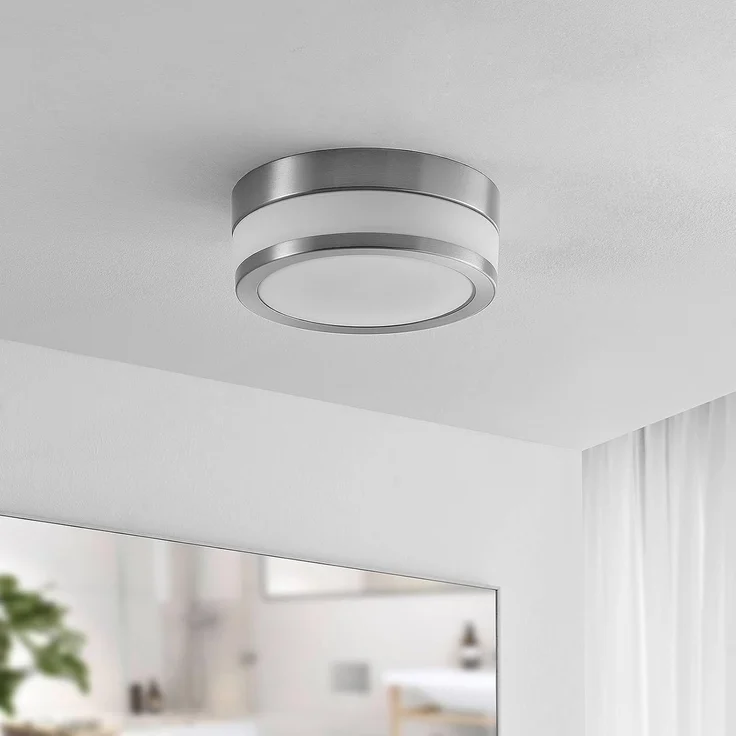 Lindby Deckenleuchten Flavi, Metall, Alu IP44, 2 x 15 W LED – Bild 4