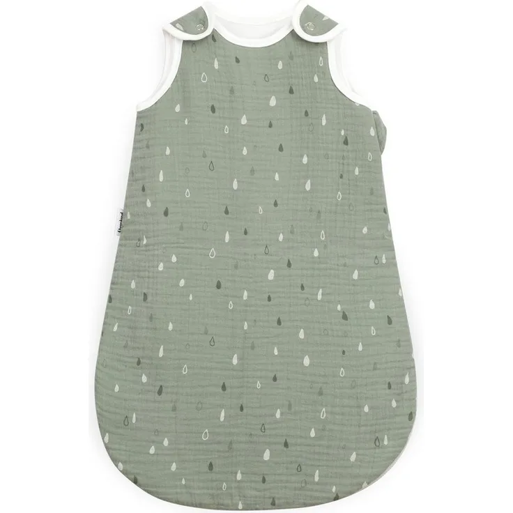 Ehrenkind Babyschlafsack Musselin Ganzjahresschlafsack Rund, 2.5 TOG (mit atmungsaktiver Bio-Baumwolle), für guten Schlaf zu jeder Jahreszeit