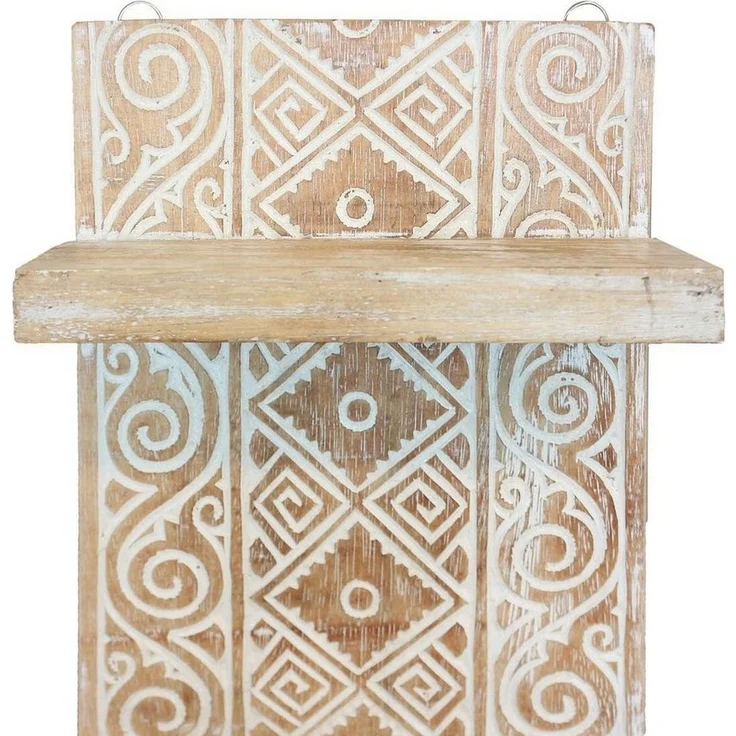 Oriental Galerie Wandregal Wandregal Wandbrett Anisa 25 cm breit weiß – Bild 2