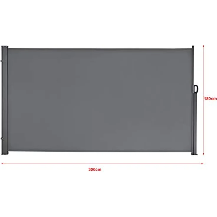 Seitenmarkise Mulhacén 180x300 cm Mittelgrau pro. tec – Bild 4
