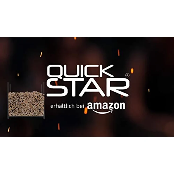 Quick Star Kaminholzregal Kaminholzregal 65x25x65cm cm mit Rollen, BxTxH:65x25x65 cm, Mit Laufrollen und Feststellbremse – Bild 9