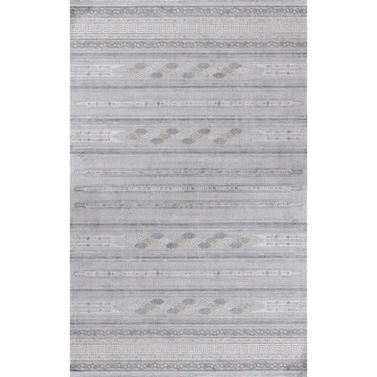 Teppich Etro Grau 200 x 290 cm Polyester Grau 88781053 [en. casa]