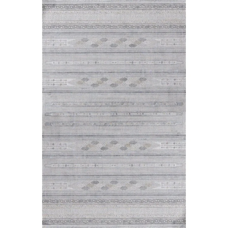 Teppich Etro Grau 200 x 290 cm Polyester Grau 88781053 [en. casa]