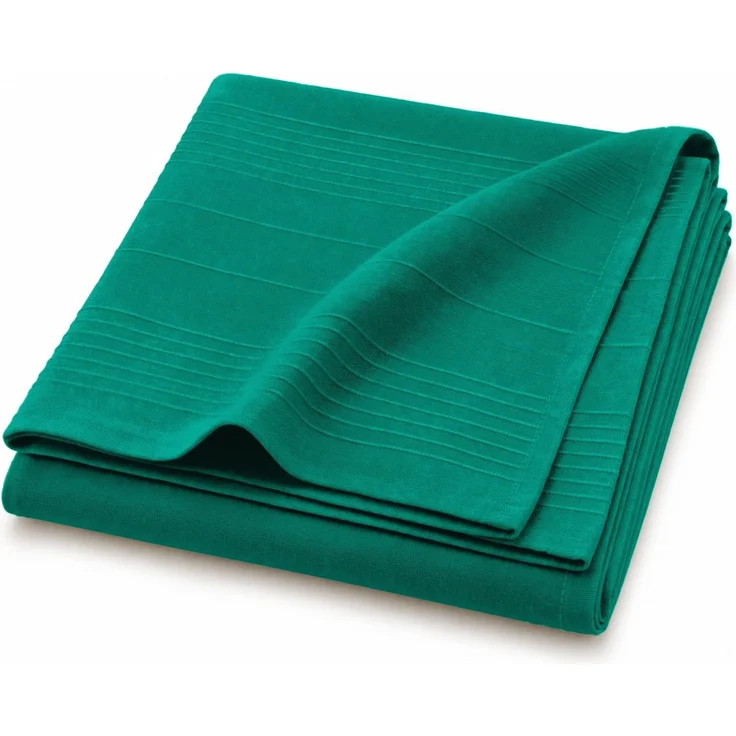 Douceur d'Intérieur Kuscheldecke (220x240 cm) Lucile Smaragd, Polycotton
