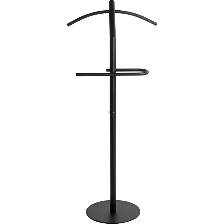 HAKU Möbel Herrendiener, schwarz, Metall - Maße: B 47 x H 111 x T 30 cm, Style: Modern – Bild 2