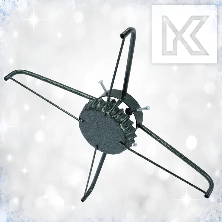 KADAX Weihnachtsbaumständer 3 m Weihnachtsbaumständer aus Metall mit Schale – Bild 8