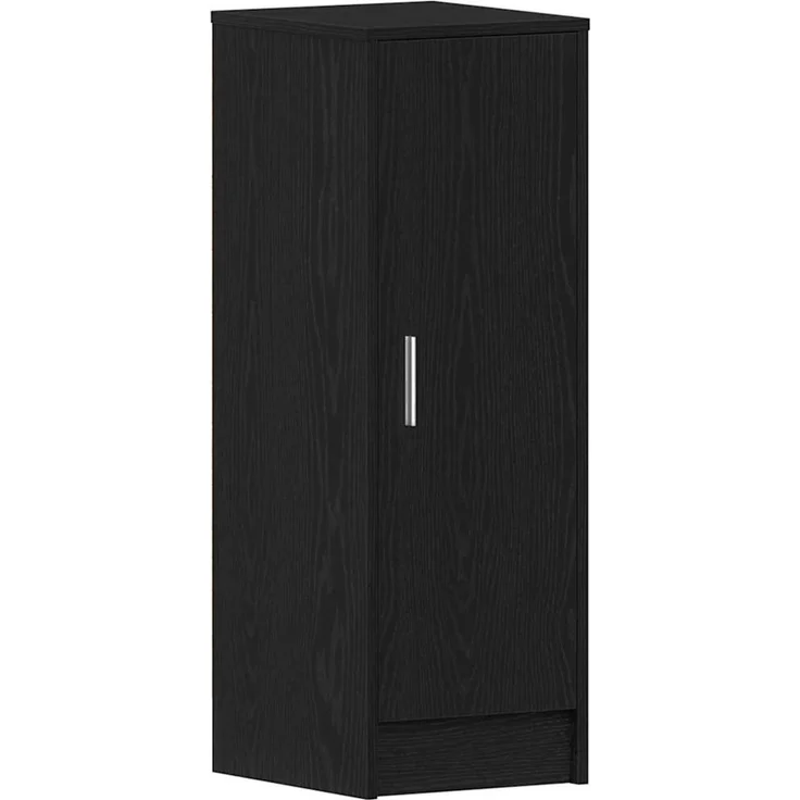 vidaXL Schuhschrank Schwarz Eichen-Optik 32 x 35 x 92 cm Holzwerkstoff 862685 – Bild 1