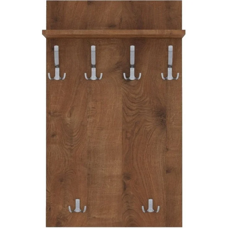 AKKE Garderobenhalter, MAXIGroße Garderobe Verchromte Haken 2mm PVC Kantenumleimung – Bild 5