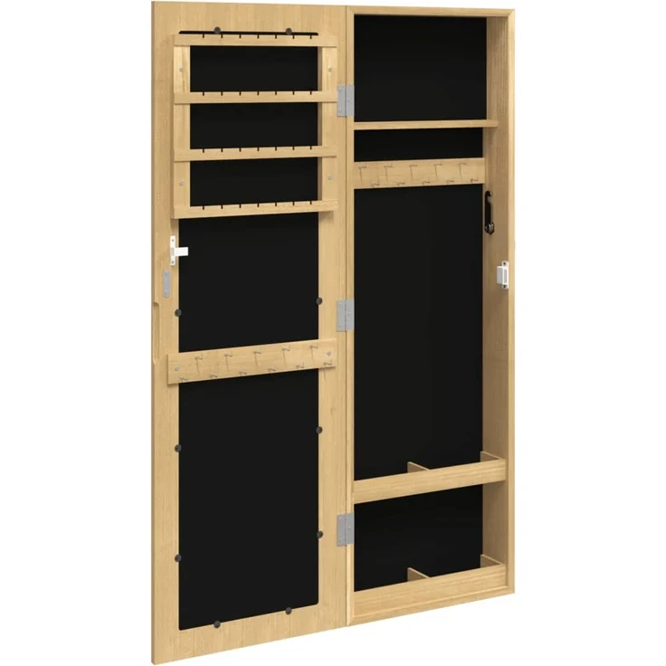 Schmuckschrank, Spiegelschrank mit Spiegel Wandmontage 30x8,5x90 cm – Bild 5