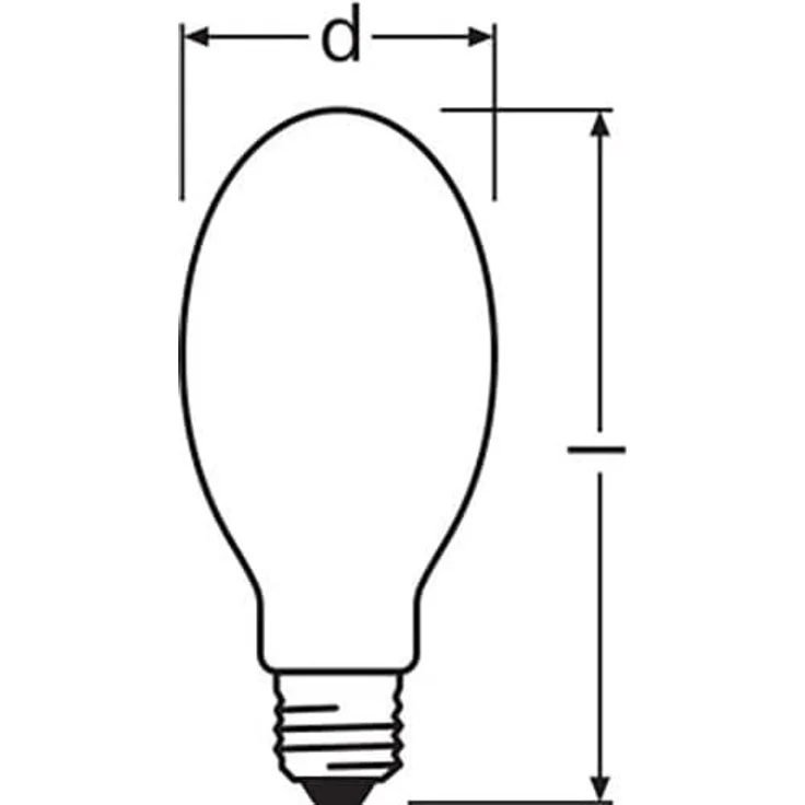 Osram Leuchtmittel Hochdruck-Entladungslampen/Halogen-Metalldampflampen NAV-E 70 SUPER 4Y – Bild 2