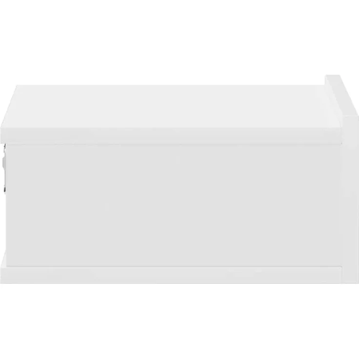 vidaXL 2er-Set hängende Nachttische, Spanplatte weiß, 40 x 30 x 15 cm – Bild 7