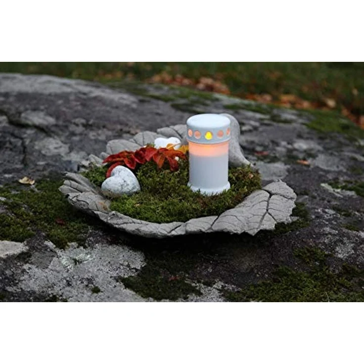 LED-Windlicht ,flackernd, Farbe : weiss, ca. 14 x – Bild 2