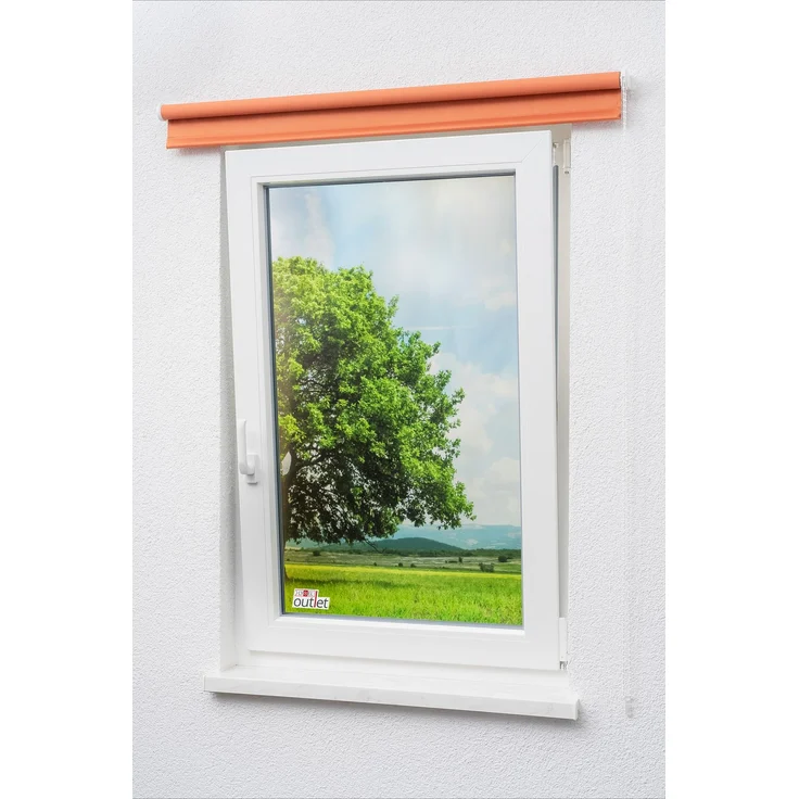 Lysel Outlet - Verdunkelungsrollo Shiny Rotorange, (B x H) 102.50cm x 175cm in orange/rotorange – Bild 5