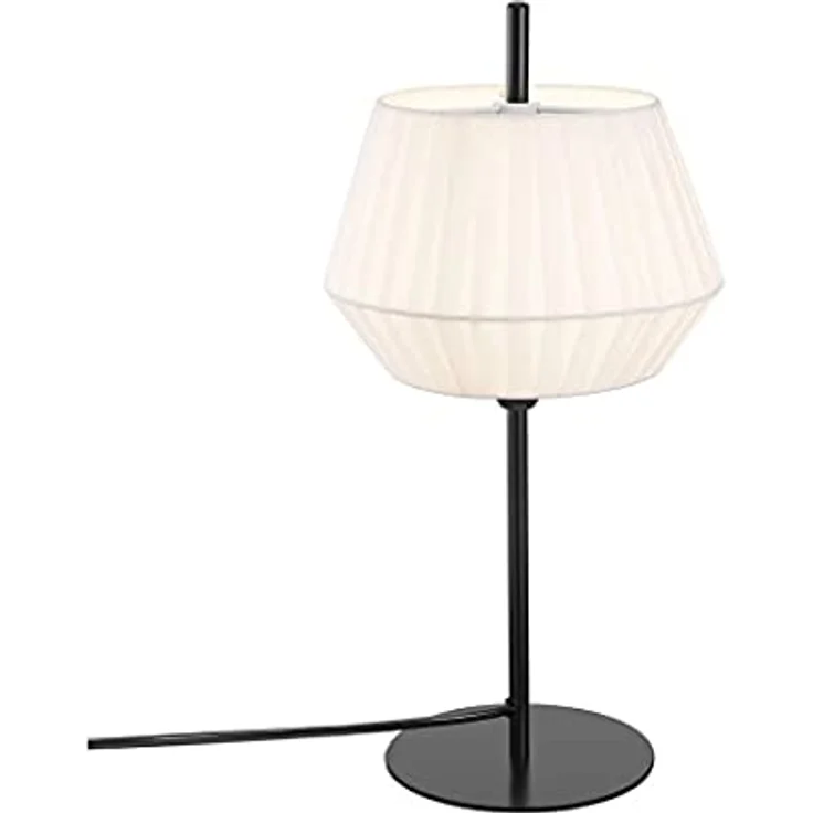 Nordlux Dicte Tischleuchte E14, moderne Schreibtischlampe in Weiß – Bild 3