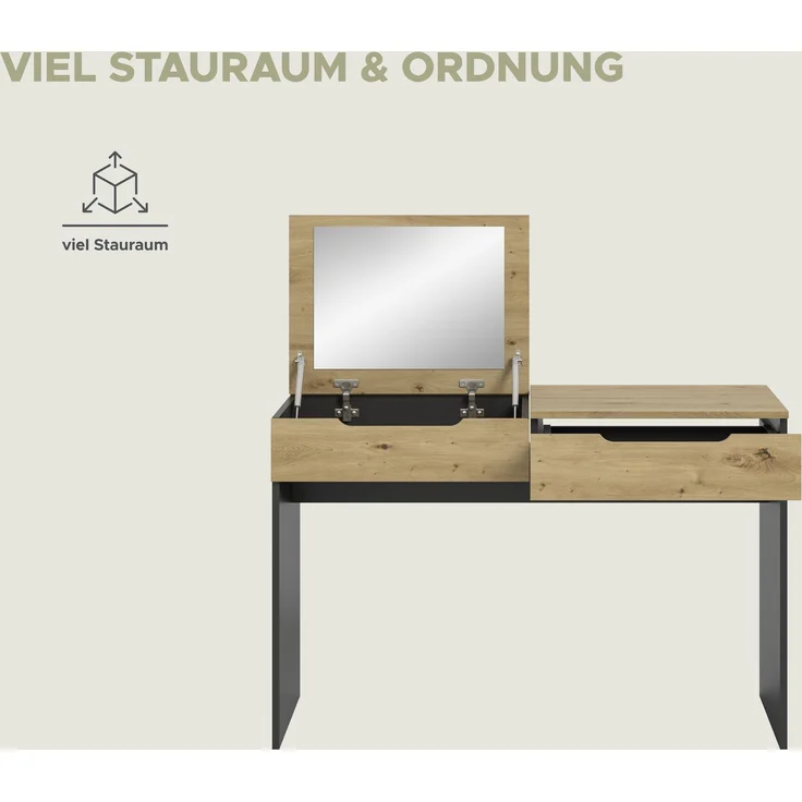 Canu Schminktisch in Artisan Nachbildung – Bild 8