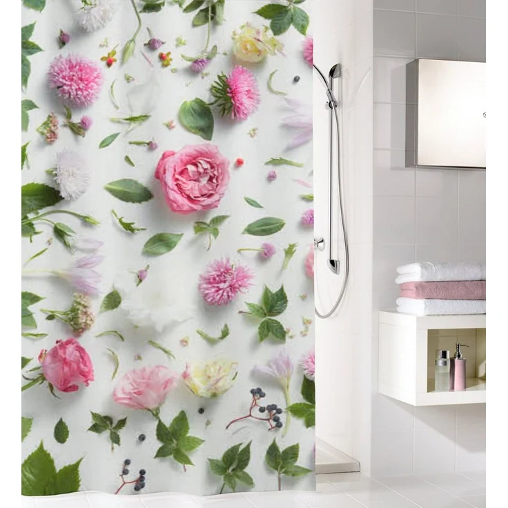 Kleine Wolke Duschvorhang Rosalie Breite 120 cm, mit Beschwerungsband – Bild 2