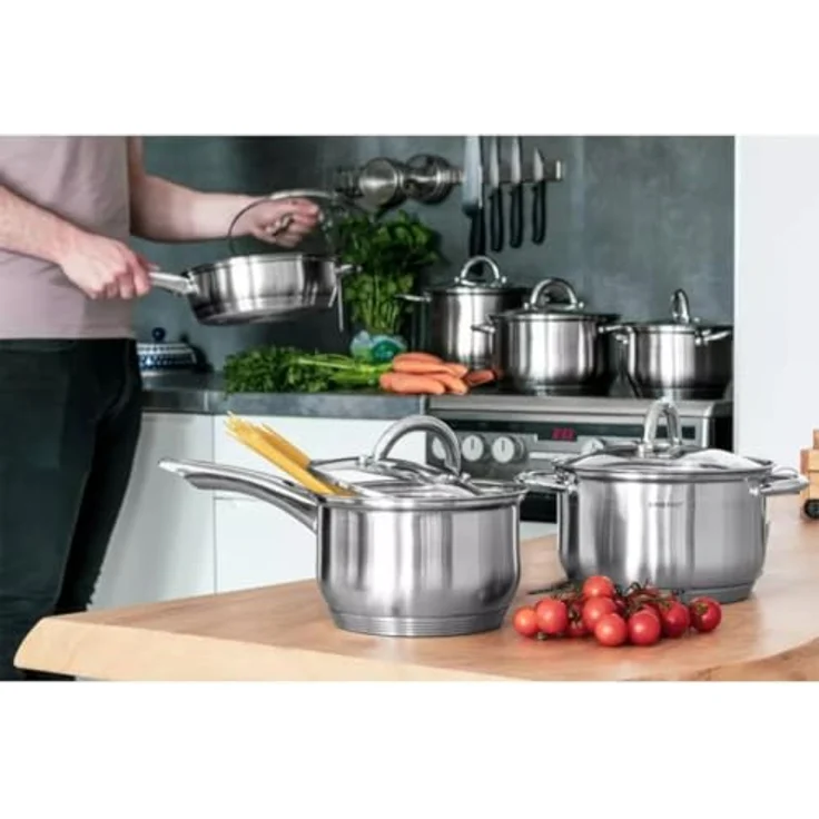 Kinghoff Kochen Kinghoff Töpfe Silver 6 Stück KH4447 – Bild 3