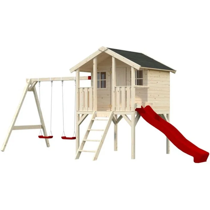 Palmako Spielhaus Set Toby, unbehandelt
